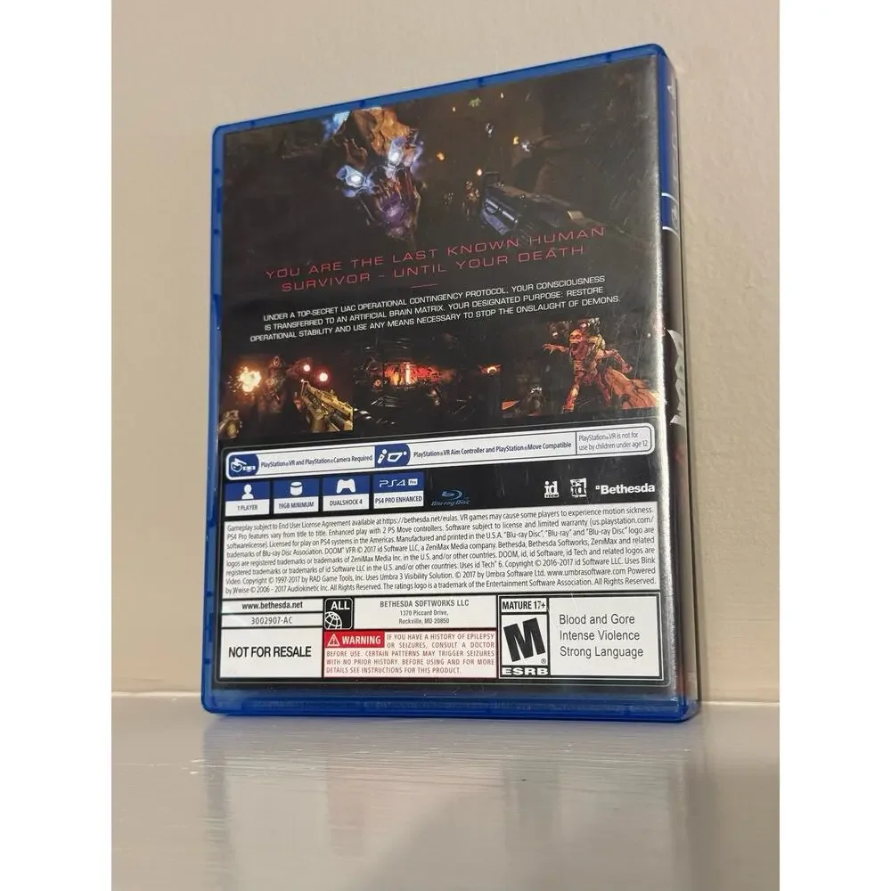 Bethesda DOOM VFR PS4/PlayStation VR VR Compatible Shooter M (2017)